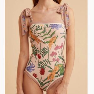Joanna Reversible Tie-Shoulder One Piece Swimsuit